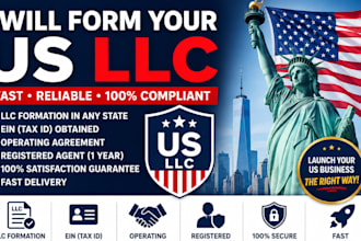 help you register a US llc and start your USA business