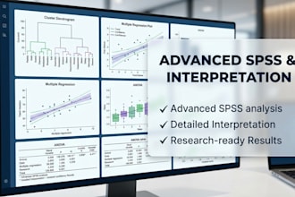 create a professional statistical analysis in your research