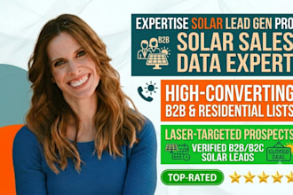 do targeted solar lead generation build verified customer lists and cold calling