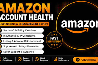 write amazon reinstatement appeal letter and poa for suspension