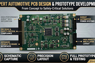 design stm32 pcb with can bus and automotive grade rugged connectors