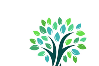do a professional tree service logo design