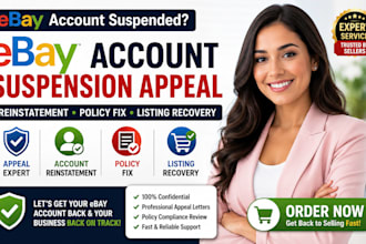 do ebay account suspension appeal reinstatement policy fix listing recovery