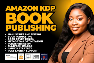 amazon book publishing, self publishing, kindle publishing, paperback publishing