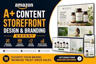 do amazon a plus content storefront design branding expert