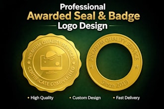 create premium award seals and badge designs