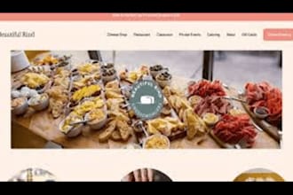 design wix restaurant website, wix cafe website with online ordering