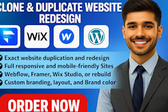 clone, duplicate or copy website in wix, create landing page