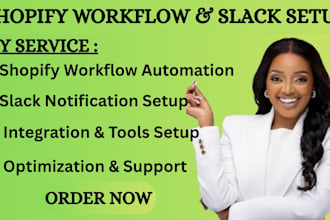 build shopify automation workflows sales funnels  slack notifications for stores