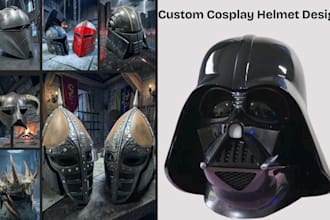 sculpt 3d cosplay model 3d mask 3d helmet 3d cosplay helmet 3d cosplay creation