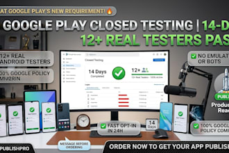 be your android app tester for google play 14 days closed testing