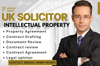 be uk solicitor intellectual property agreement contract drafting and review