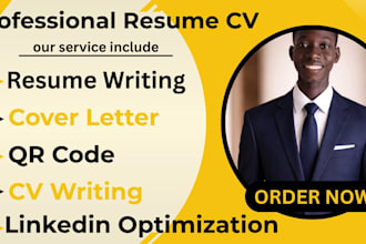 create a professional resume, ats resume and cv