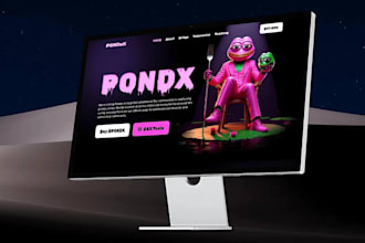 create crypto token website or meme website