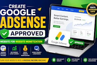 create google adsence approved website for website monetization