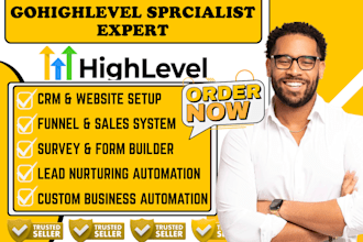 setup gohighlevel dashclick clixlo website ghl nuturing vandasta survey builder