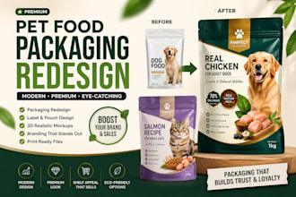 redesign food and supplement packaging labels to stand out and sell better