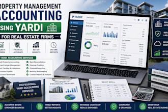 do property management accounting using yardi for real estate firms