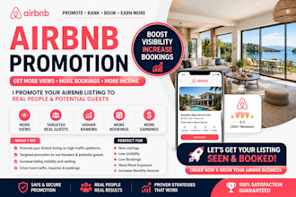 do airbnb promotion airbnb marketing for airbnb listing to boost airbnb bookings