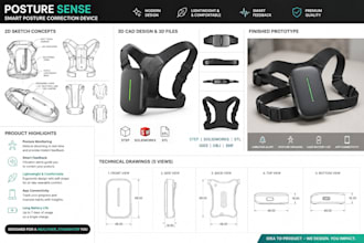 do product design for fitness, wellness, and posture correction products