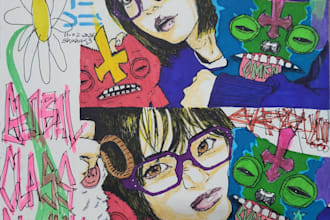 make traditional or digital art for you