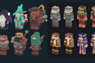 create custom minecraft mobs and animations in blockbench