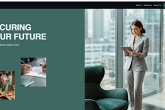 design wix insurance broker website life insurance cyber insurance website