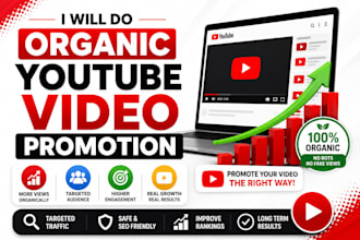 do organic youtube video promotion