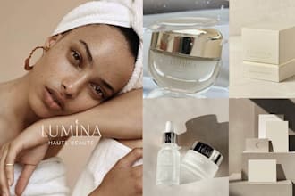 create luxury logo and brand identity for premium brand