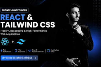 build a fast and modern react js frontend website