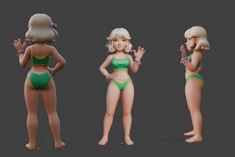 design your character in authentic ps1 and ps2 retro 3d style