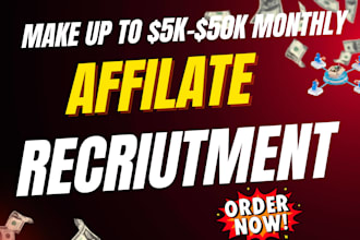 affiliate recruitment program link promotion boost signup and sales