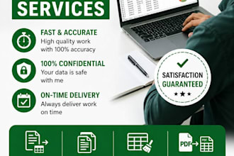 do fast, accurate data entry and handwriting to word typing