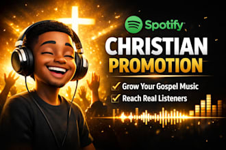 promote your spotify christian gospel music organically