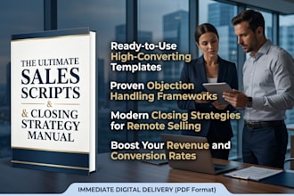 deliver a sales scripts manual in PDF format