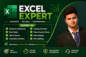 create excel vba macros, dashboards, and automation solutions
