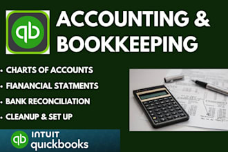 cleanup, setup, bookkeeping in quickbooks online