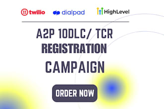 do a2p 10dlc registration, website edit, tcr compliant