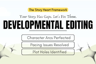 provide professional developmental editing for your book