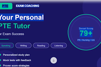 be your personal pte tutor for exam success