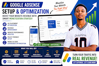 optimize google adsense setup and website monetization