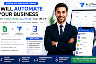 automate your business with google sheets and appsheet custom apps