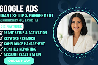 setup and manage google ads grant ads words  campaign for nonprofit