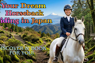 book your dream horseback riding in japan