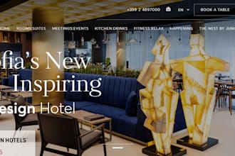 design hotel booking website vacation rental website and direct booking platform