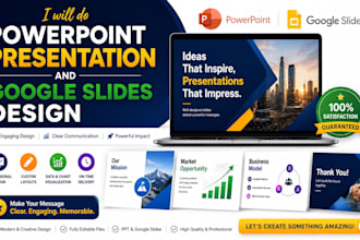 do powerpoint presentation and google slides design