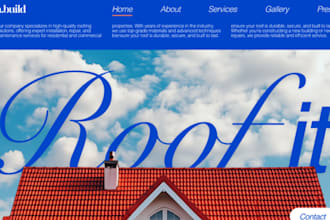design wix roofer website metal roofing chimney repair roof coating website