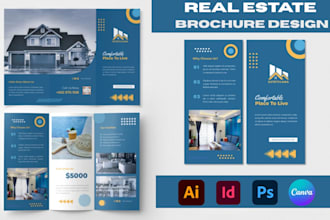 design real estate brochure, real estate property brochure, property catalog