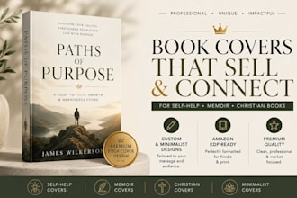 do unique selfhelp memoir book cover christian book minimalist book cover design