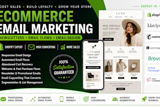 create ecommerce newsletter shopifly online shore email flows email design